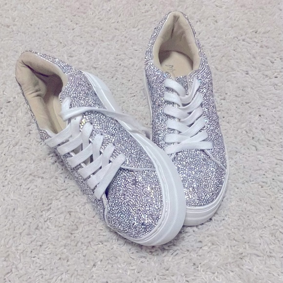 Betsey Johnson Shoes - Betsy Johnson Sequin Platform Shoes